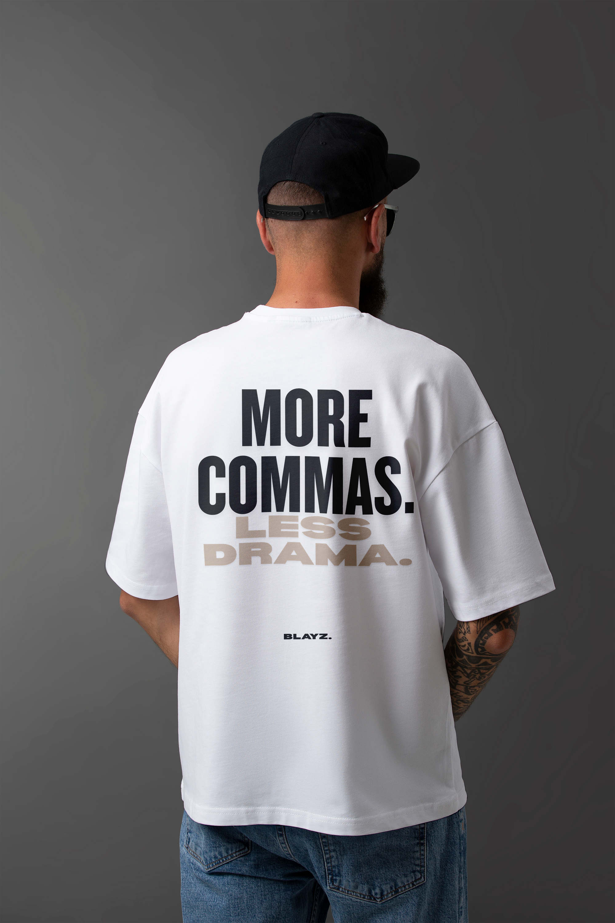 PREMIUM OVERSIZE - MORE COMMAS.