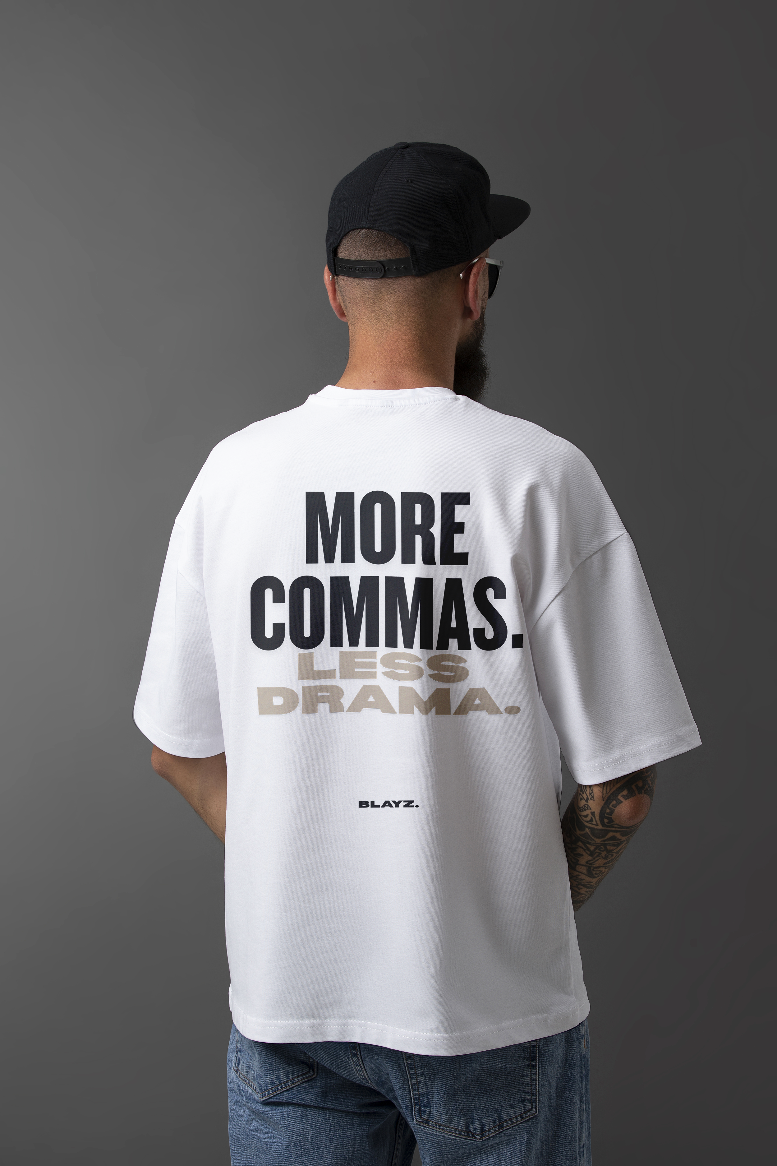 PREMIUM OVERSIZE - MORE COMMAS.